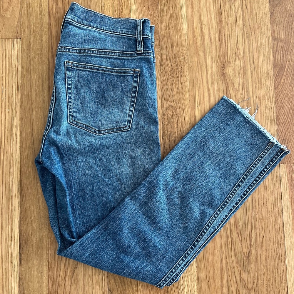 J. Crew Vintage Straight Blue Denim Jeans